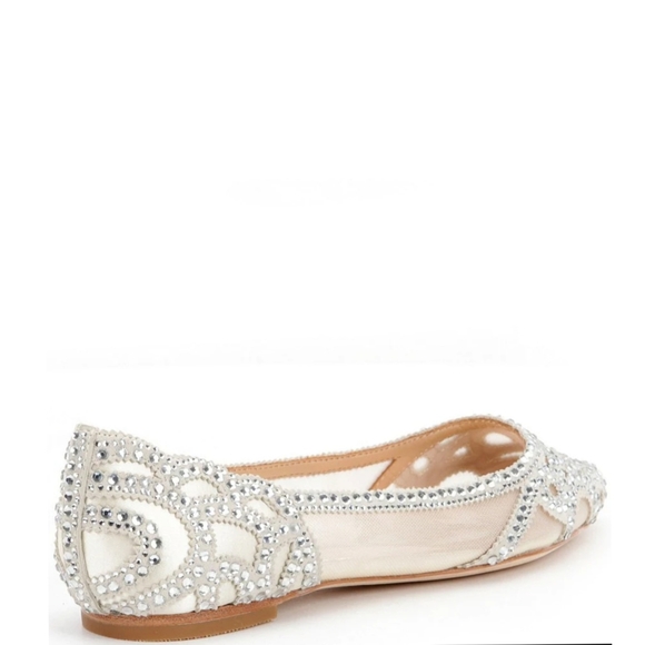 Bhldn ×Gigi Rhinestone-Embellished Pointed-Toe Flats - Picture 10 of 15